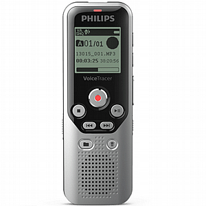 מכשיר הקלטה בנפח 8GB מדגם DVT1160 מבית Philips  מכשיר הקלטה בנפח 8GB מדגם DVT1160 מבית Philips